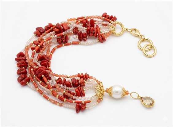 Pulsera Sicylui Mujer in Plata Corallo 1536BR2 - 1536BR2
